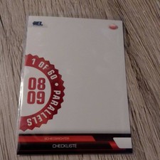 DEL Playercard 1 of 60 Parallels 2008/09 Referee Checklist