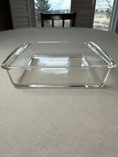 Rare! Vintage PYREX 222 Clear Square Casserole Baking Dish 21x21x5 cm - 8x8x2 in