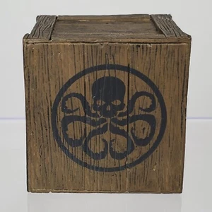 MARVEL HYDRA WOODEN WOOD CRATE BOX DIORAMA PART DIAMOND MARVEL SELECT 2020 MINT - Picture 1 of 4