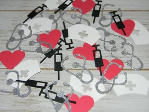 Nurse Graduation Confetti - Medical Grad Party Table Decorations - 100pcs - Picture 1 of 1