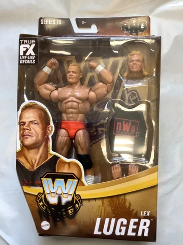LEX LUGER - ORANGE TRUNKS CHASE - WWE ELITE LEGENDS SERIES 15 - NEW nwo Cover