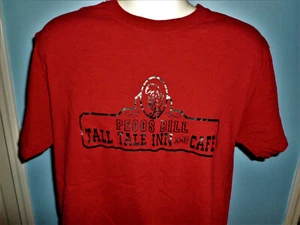 Maglietta Disney Pecos Bill Tall Tale Inn and Cafe Rossa Large L - Foto 1 di 6