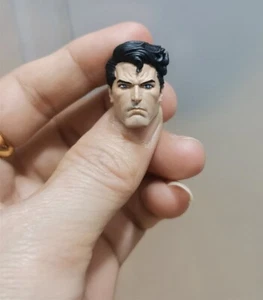 1/12 Pintado Jim Lee Superman Cabeza Tallada Modelo Ajuste 6"" Figura Cuerpo - Imagen 1 de 3