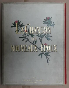 La Chanson Des Nouveaux Epoux Madame Adam Lamber Conquet 1882 - Imagen 1 de 6