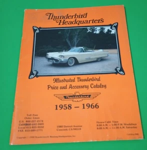 THUNDERBIRD HQ. Illustrated Price & Accessory Catalog 1958-1966 # 908 - 1990 - Picture 1 of 4