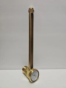 LDI INDUSTRIES Gtw150 Vented Oil Gauge 3/4 Elbow Male Brass - Picture 1 of 5
