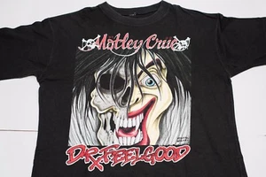 Motley Crue Official Vintage Dr. Feelgood Allister Fiend T-shirt 1990 Medium - Bild 1 von 4