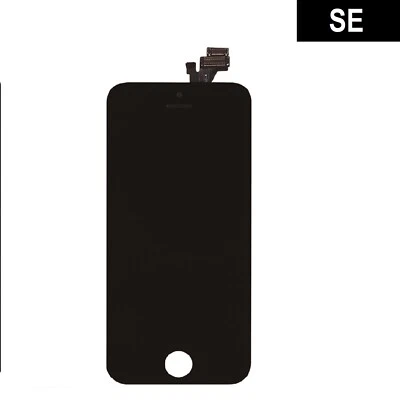 Screen Replacement for iPhone SE 2016 (1st Generation) Black LCD Display A1662 - Image 1 of 4
