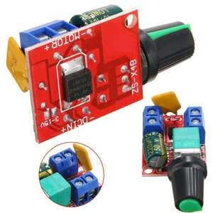 3Pc Mini DC Motor Speed Control Driver Board 3V-35V 5A PWM Controller LED Dimmer - Picture 1 of 7