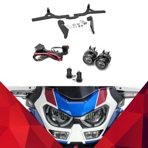 60W LED Headlights + Honda Africa Twin 1100 Adventure Sports ES Bracket + Wiring - Picture 1 of 11