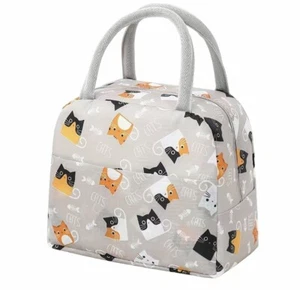 Insulated Lunch Bag, Student Bento Bag, Men Women Kids Leakproof, Hot Cold - Picture 1 of 4