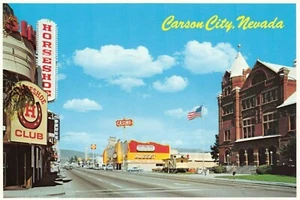 Postal de Horseshoe Club Carson City Nevada - Imagen 1 de 2