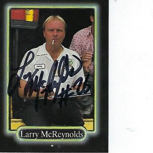 LARRY MCREYNOLDS SIGNED 1990 MAXX RACING #78 - NASCAR - Image 1 of 1