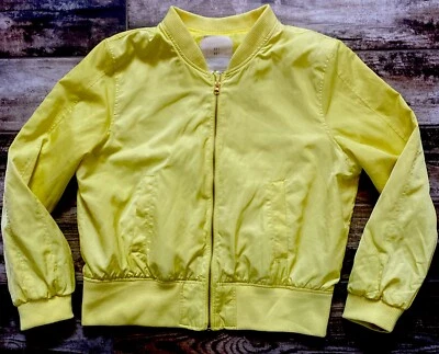Anthropologie Hei Hei Neón Amarillo Bomber Chaqueta Cortavientos Mujer’s Talla XL Foto 1 de 4