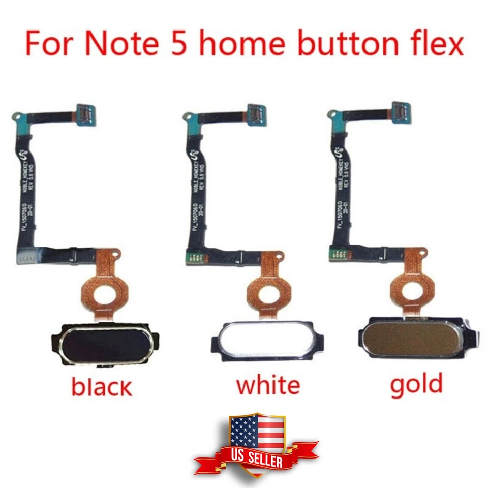 Home Button Flex Cable For Samsung Galaxy Note 5 N920T N920A N920P N920V N920R - Image 1 of 1