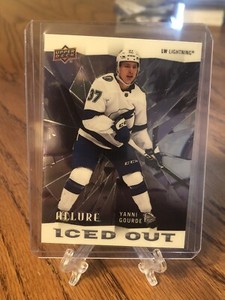 20-21 2020-21 UD Allure Yanni Gourde ICED OUT INSERT #IO-12 TB Lightning FRESH!!