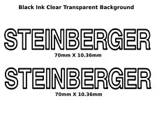 Steinberger Guitar Headstock Decal Waterslide Restoration Logo 289