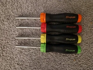 Snap On Ratchet Screwdriver With 2 Bits + Green And Hi Vis - Picture 1 of 1