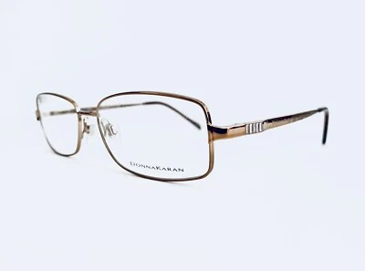 Gafas rectangulares Donna Karen de metal dorado Italia nuevas DK3548B 1015 53 15 135 Foto 1 de 4