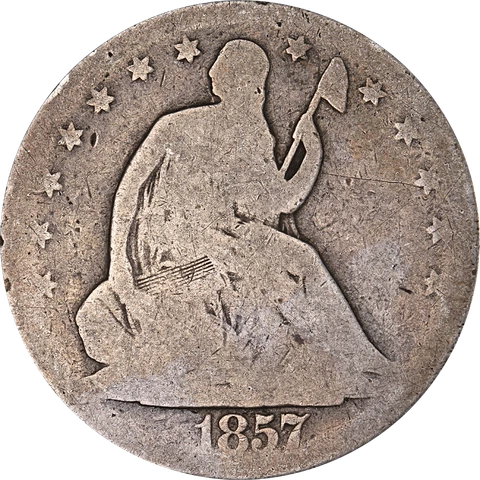 1857-P Seated Half Dollar Great Deals From The Executive Coin Company Cover