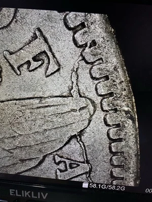 Dólar de plata Morgan 1900-O con grandes grietas y duplicación #13 Foto 1 de 4