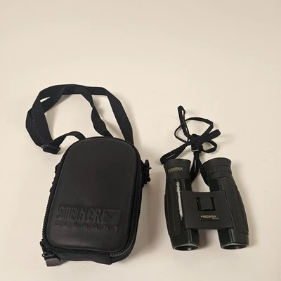 Steiner Germany Binoculars - Green Predator 10x26 With Black Case - Image 1 of 4
