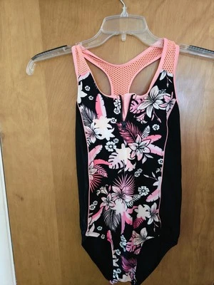 Купальник для девочек размер XL 16 Zero Xposur цельный купальный костюм тропический цветочный б/у в отличном состоянии - Изображение 1 из 4