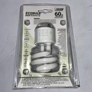 BPESL13T/GU24 Feit Electric General purpose Light Bulb Soft White 60W Equivalent - Picture 1 of 2