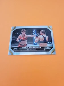 2024 Topps Chrome UFC Irina Alekseeva RC Rookie Prisma Rifrattore - Foto 1 di 2