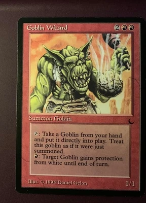 MTG Goblin Wizard The Dark English Rare. "Hot" - Image 1 of 3