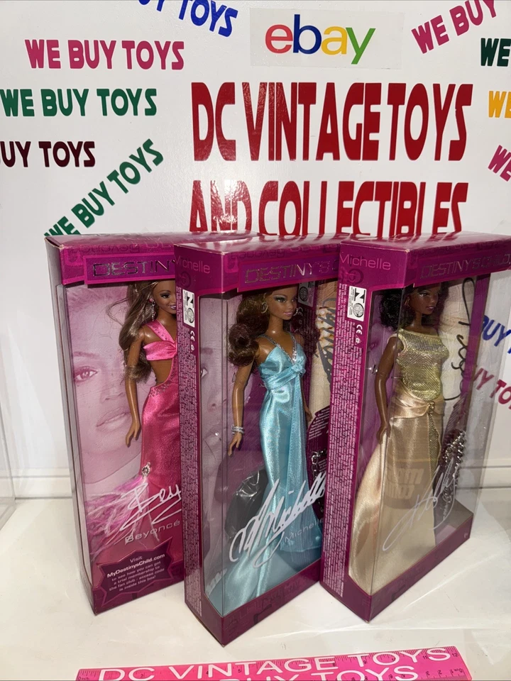 2005 Mattel Beyonce Destiny's Child Barbie Doll Toy W Bracelet & Poster