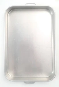 Vintage Wear-Ever 2645 Lincoln Aluminum Alloy Roasting Pan 15"x12.5"x2" Handles - Picture 1 of 15