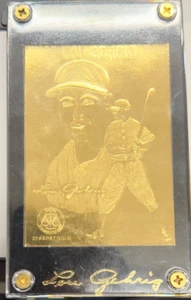 Blanqueadores 1993-00 oro 22 quilates rendimiento como nuevo Lou Gehrig Yankees - Imagen 1 de 1