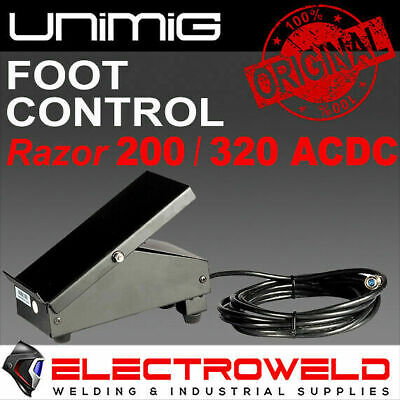 Unimig Welder Foot Control- Razor 200 / 320 Acdc Tig Welding Pedal Arc Utjrfc-4 • 147.26£