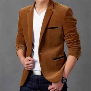 Luxury Men Blazer New 2025 Autumn Fashion Brand High Quality Classic Busines - Picture 1 of 27