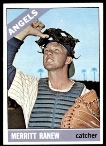 1966 Topps Merritt Ranew NM COND California Angels #62