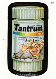 Topps Wacky Packages 2006: pegatina totalmente nueva serie 3 #37 rabieta - Imagen 1 de 1