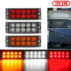 12-24V 10 LED Side Marker Clearance Light Van Truck Lorry Trailer Indicator Lamp - Picture 1 of 27