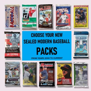 New Sealed Baseball Card Packs 2000-2023 Fleer, UD, Score You Pick + Bonus HOF - Picture 1 of 64