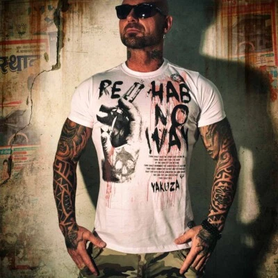 Yakuza T-Shirt Herren Shirt Tshirt TSB511 Farbe Weiß - Bild 1 von 2