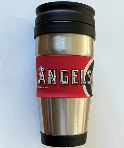 MLB Los Angeles Angels Stainless Steel Travel Coffee Mug Cup Tumbler 16 oz 2nd Cover