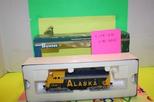 HO Bowser Executive Line ALASKA CAB EMD F-7A #1506 w/DCC & SOUND 691-23312 - Picture 1 of 13