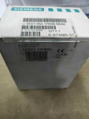 NEW ▀▄▀▄▀ SIEMENS LOGO 230 RCL - 6ED1 053-1FB00-0BA0 -- 6ED1053-1FB00-0BA0 - Imagen 1 de 3