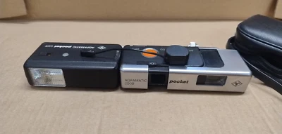 Agfamatic 2000 Vintage Pocket Sensor 110 Film Camera With Pocket Lux Flash - Image 1 of 4