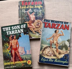 TARZAN by EDGAR RICE BURROUGHS – 3 more vintage paperbacks - Picture 1 of 8