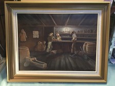Di King Tavern Framed Oil Painting
