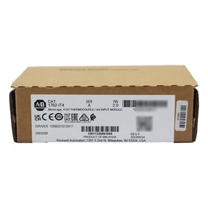 New 1762-IT4 SER A MicroLogix Themocouple/mV Input Module Allen-Bradley 1762-IT4 - Picture 1 of 5