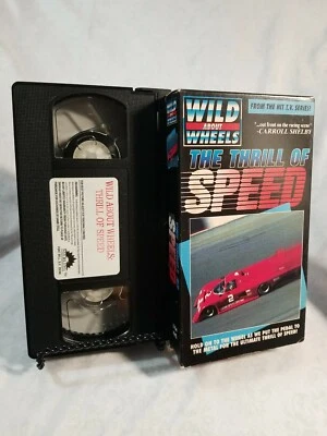 Wild About Wheels - The Thrill of Speed (VHS, 1992) Vintage Racing OOP - Image 1 of 2