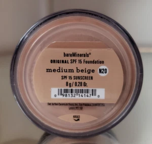 Base en polvo suelta bareMinerals Original beige medio FPS 15 8 g/0,28 OZ - Imagen 1 de 1