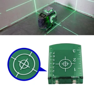 1PZ Target Plate Card Piastra Magnetica Laser Potenziamento Laser Plate Linea Laser - Foto 1 di 13